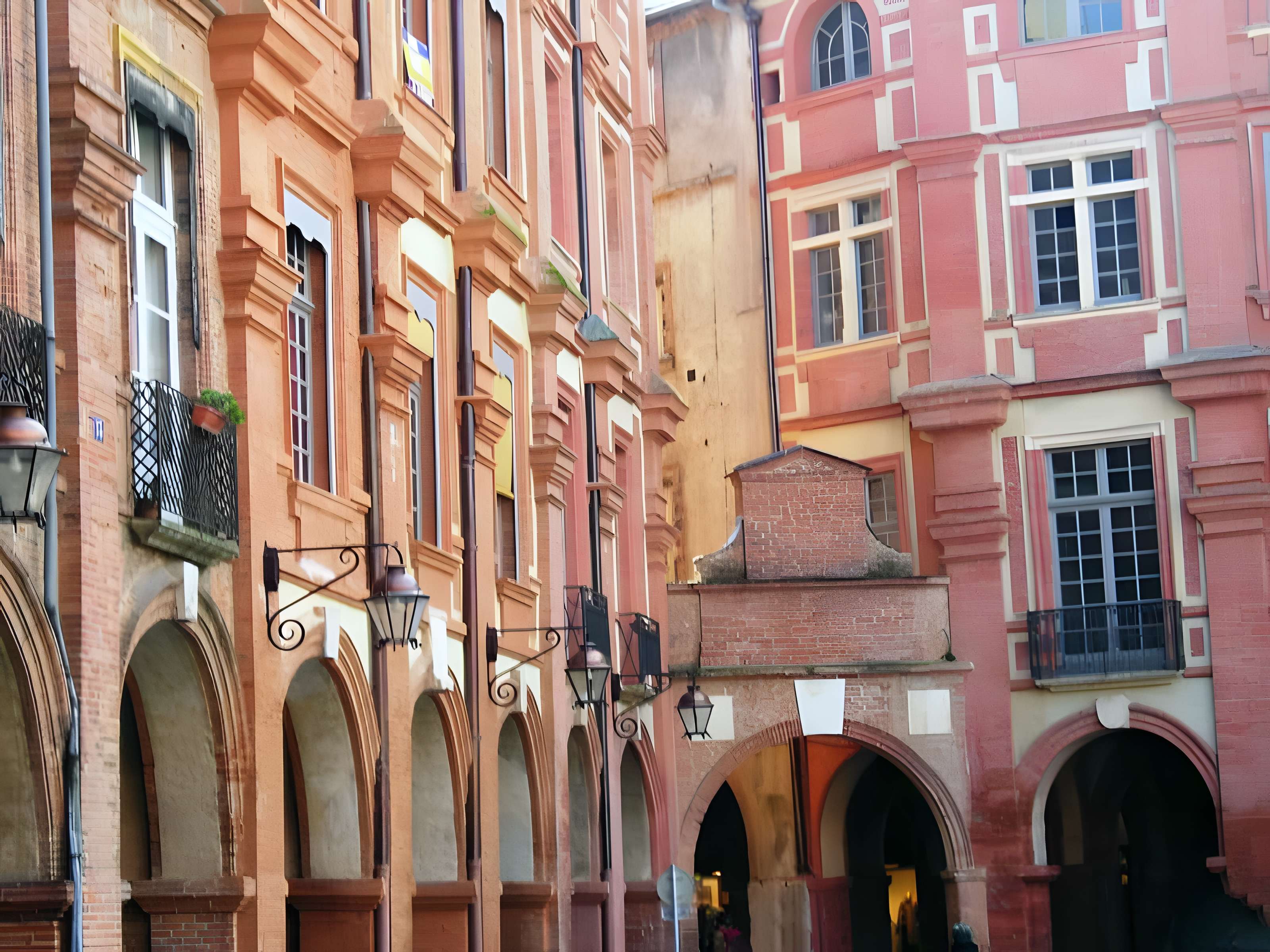 Maisons, Place Nationale de Montauban