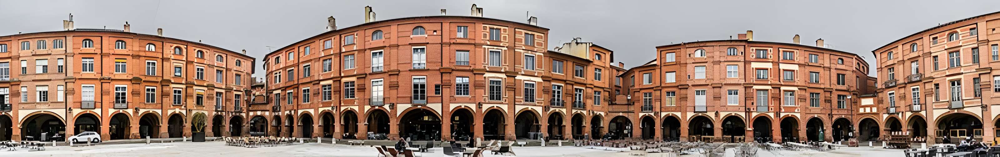 Maisons, Place Nationale de Montauban