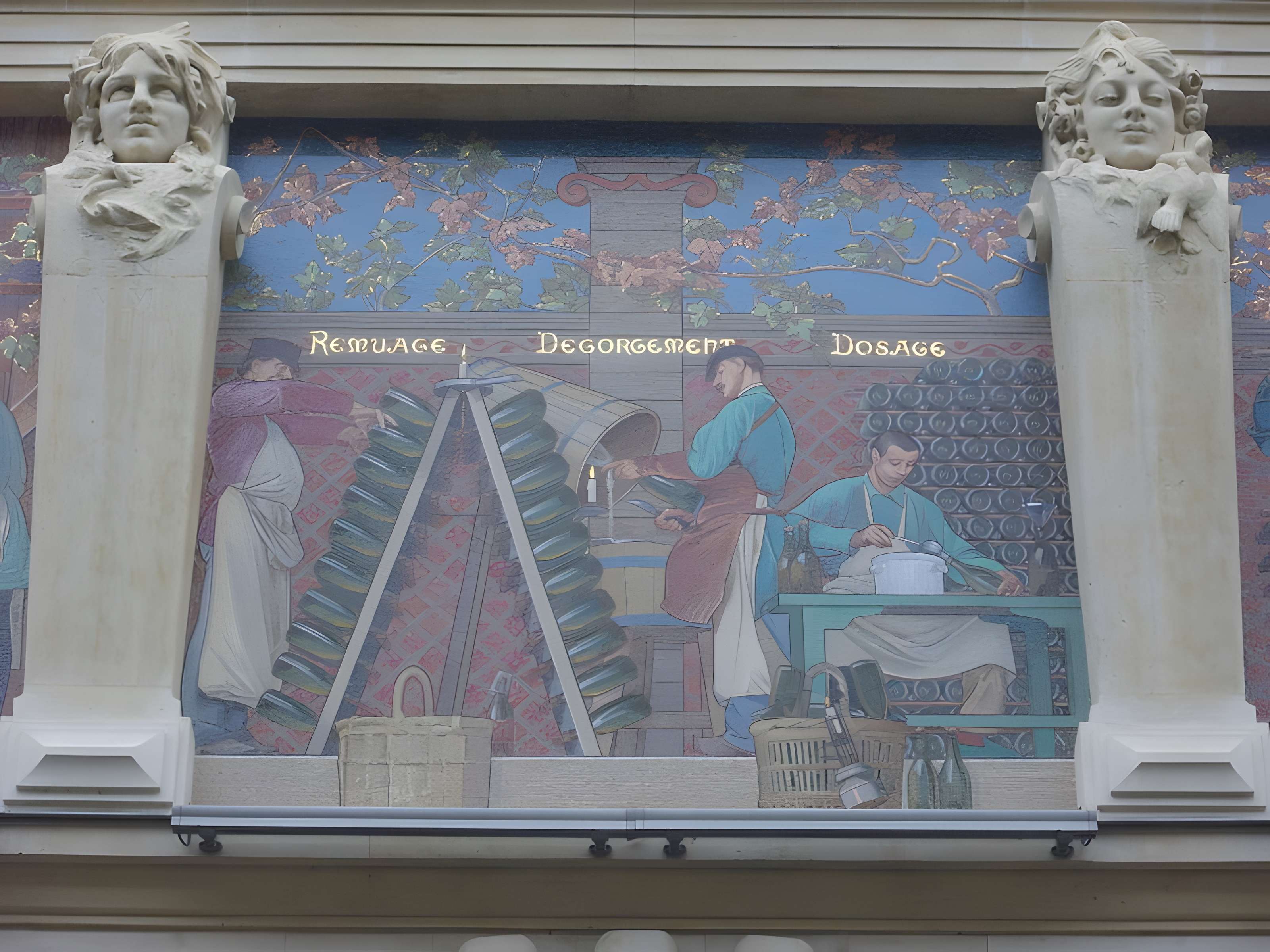 Cellier d'expédition Mumm à Reims