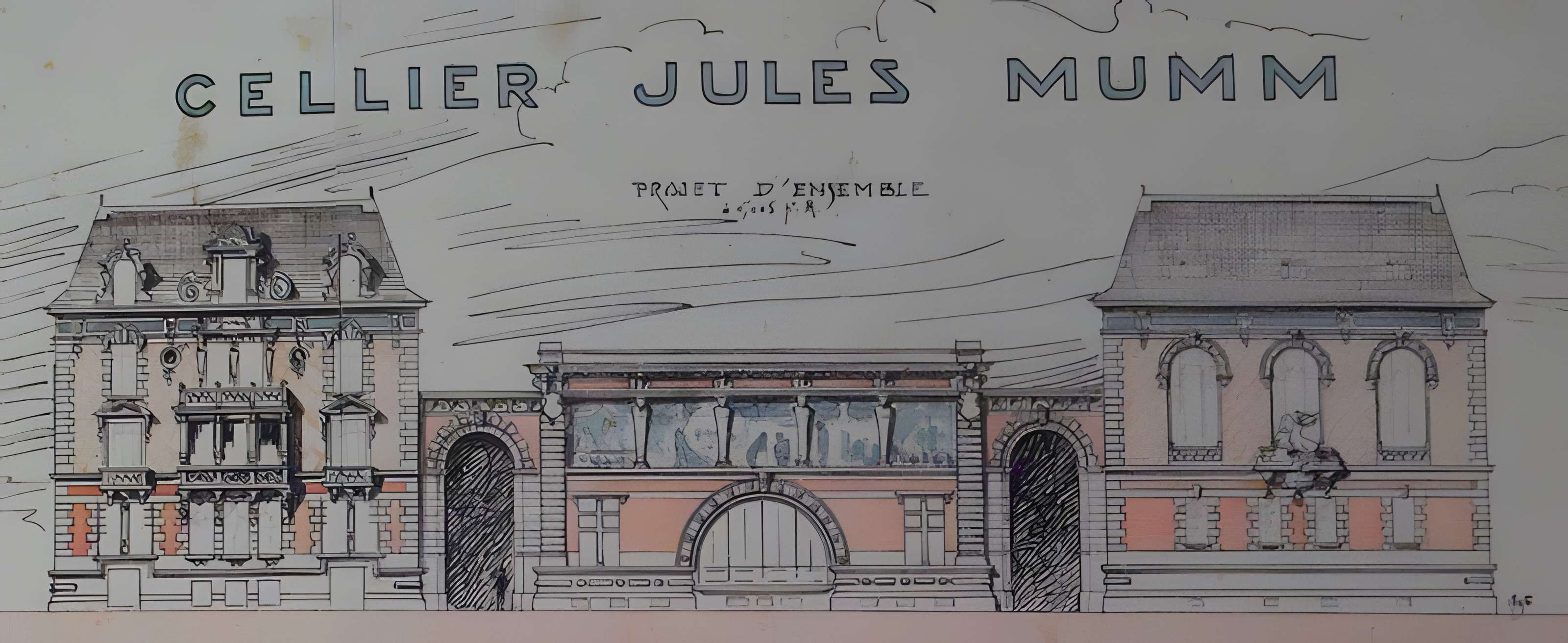 Cellier d'expédition Mumm à Reims