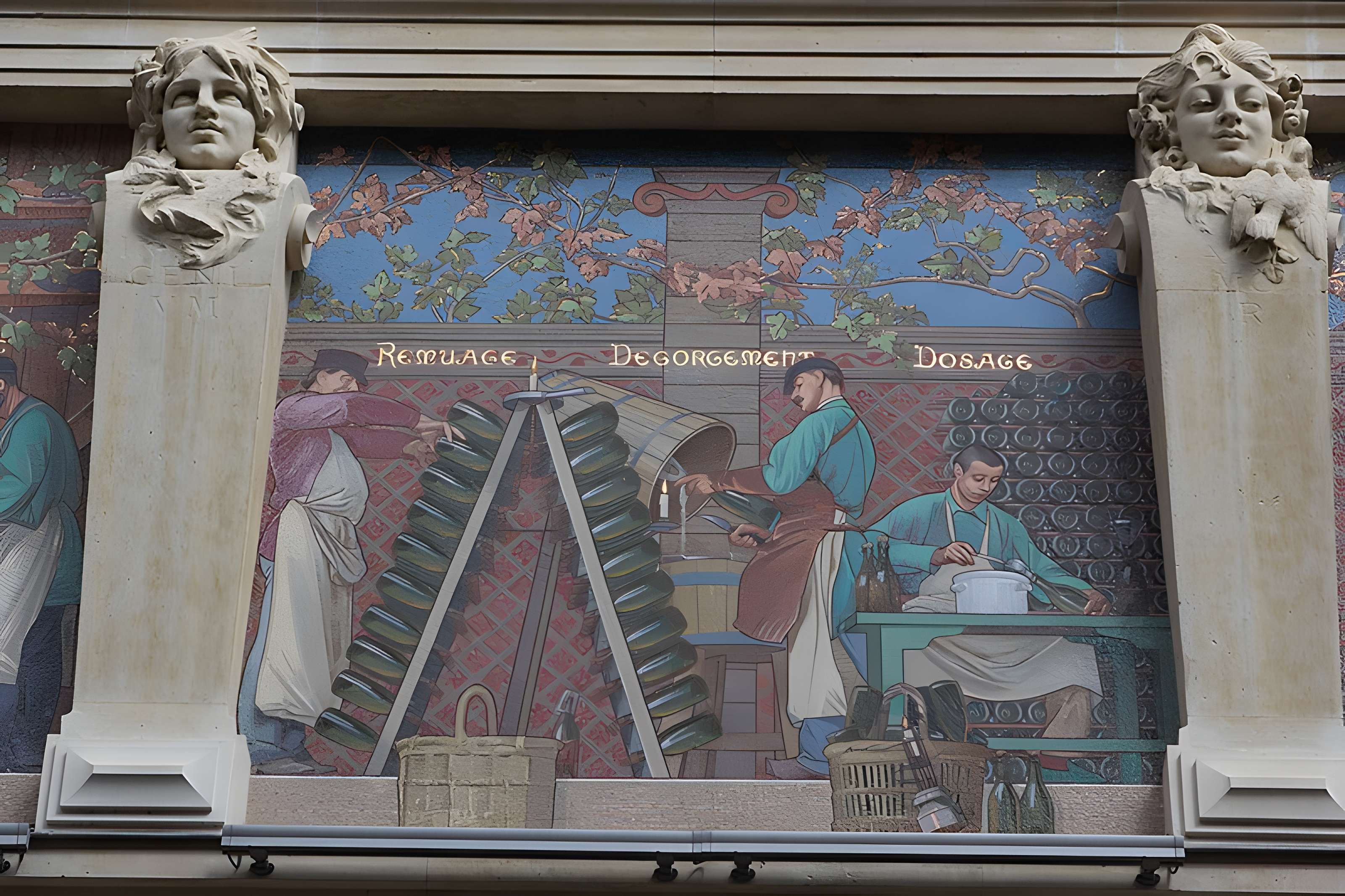 Cellier d'expédition Mumm à Reims