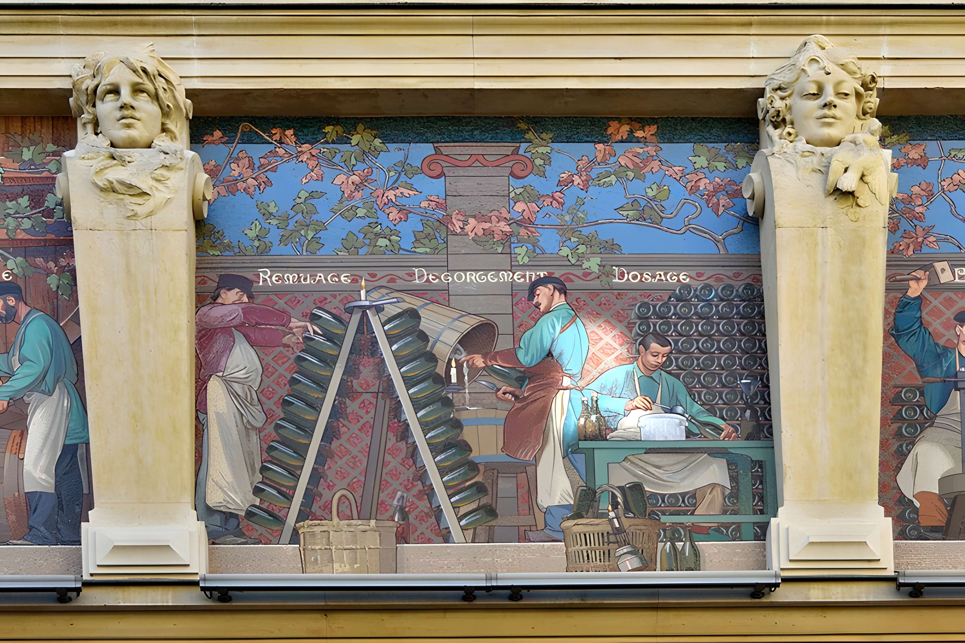 Cellier d'expédition Mumm à Reims