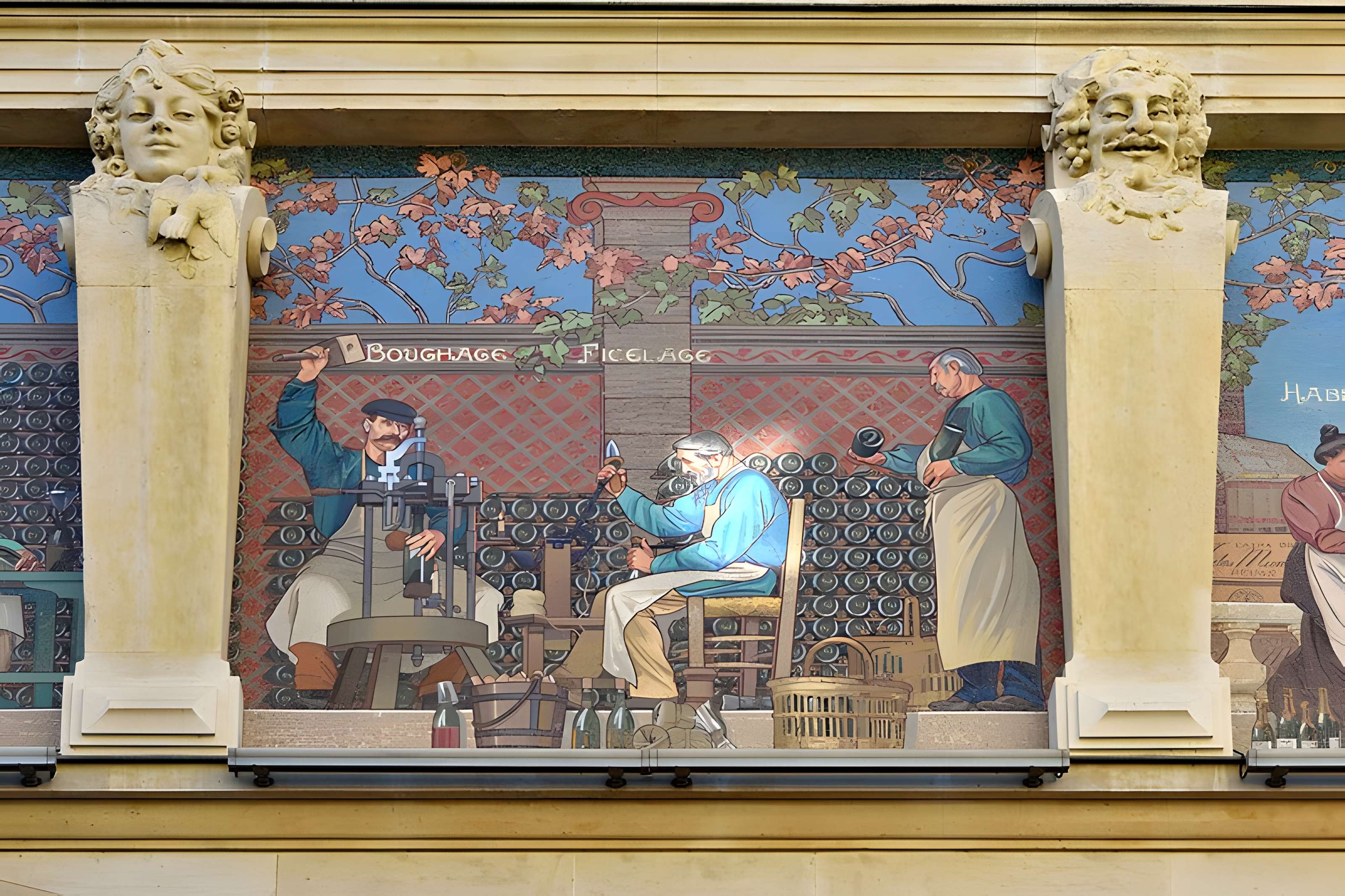 Cellier d'expédition Mumm à Reims