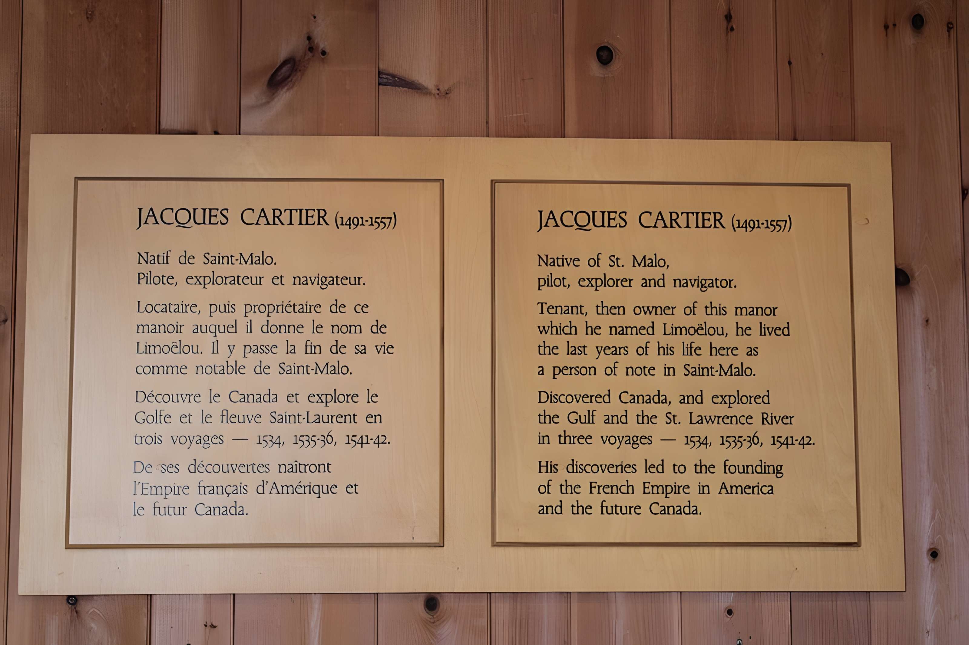 Manoir de Limoëlou (maison de Jacques Cartier)