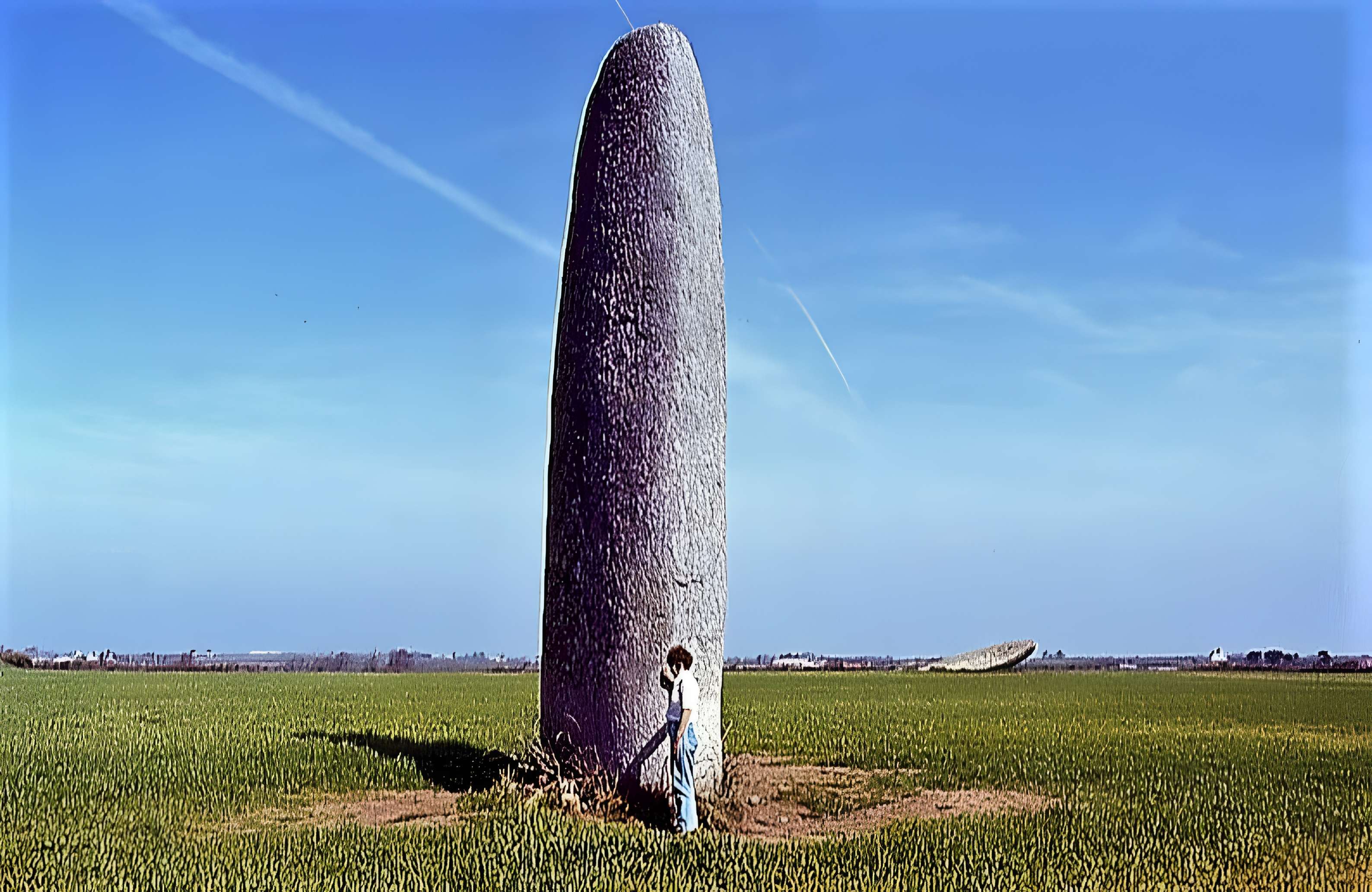 Menhir de Kergadiou à Plourin