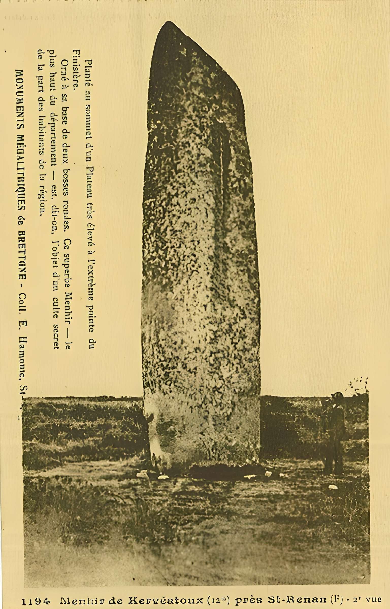 Menhir de Kerveatoux, ou de Kerloas