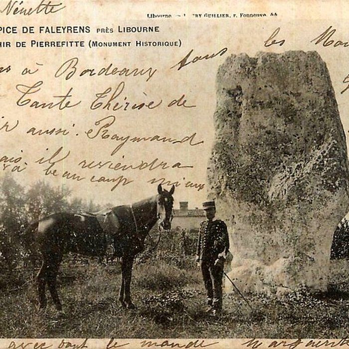 Photo de Menhir de Peyrefitte à Saint-Sulpice-de-Faleyrens