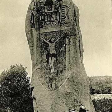 Menhir de Saint-Uzec à Pleumeur-Bodou