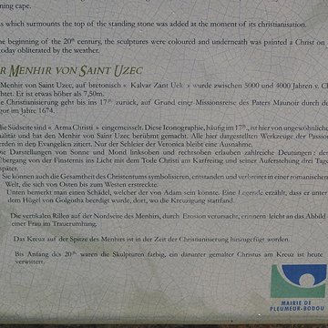 Menhir de Saint-Uzec à Pleumeur-Bodou