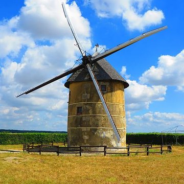 Moulin à vent Dautin à Migé