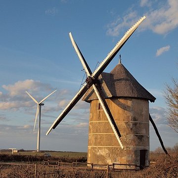 Moulin à vent Dautin à Migé