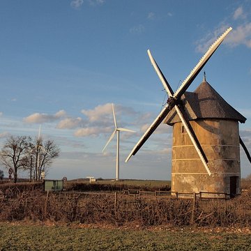 Moulin à vent Dautin à Migé