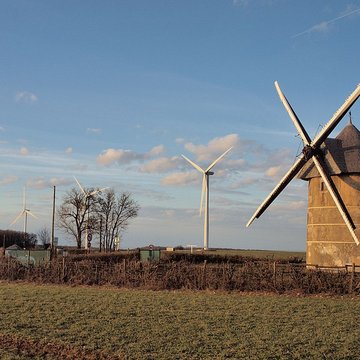 Moulin à vent Dautin à Migé