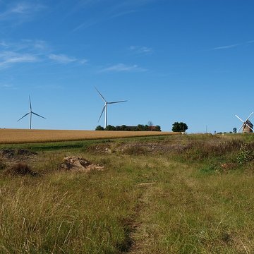 Moulin à vent Dautin à Migé