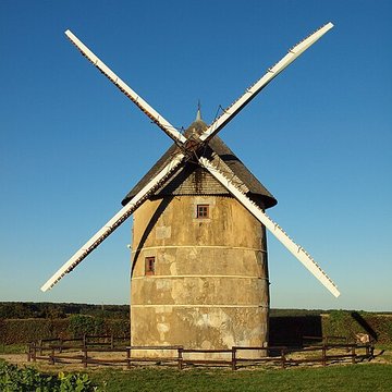 Moulin à vent Dautin à Migé