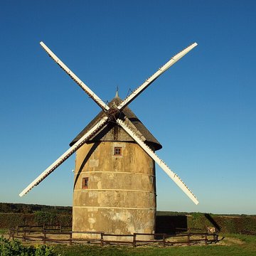 Moulin à vent Dautin à Migé
