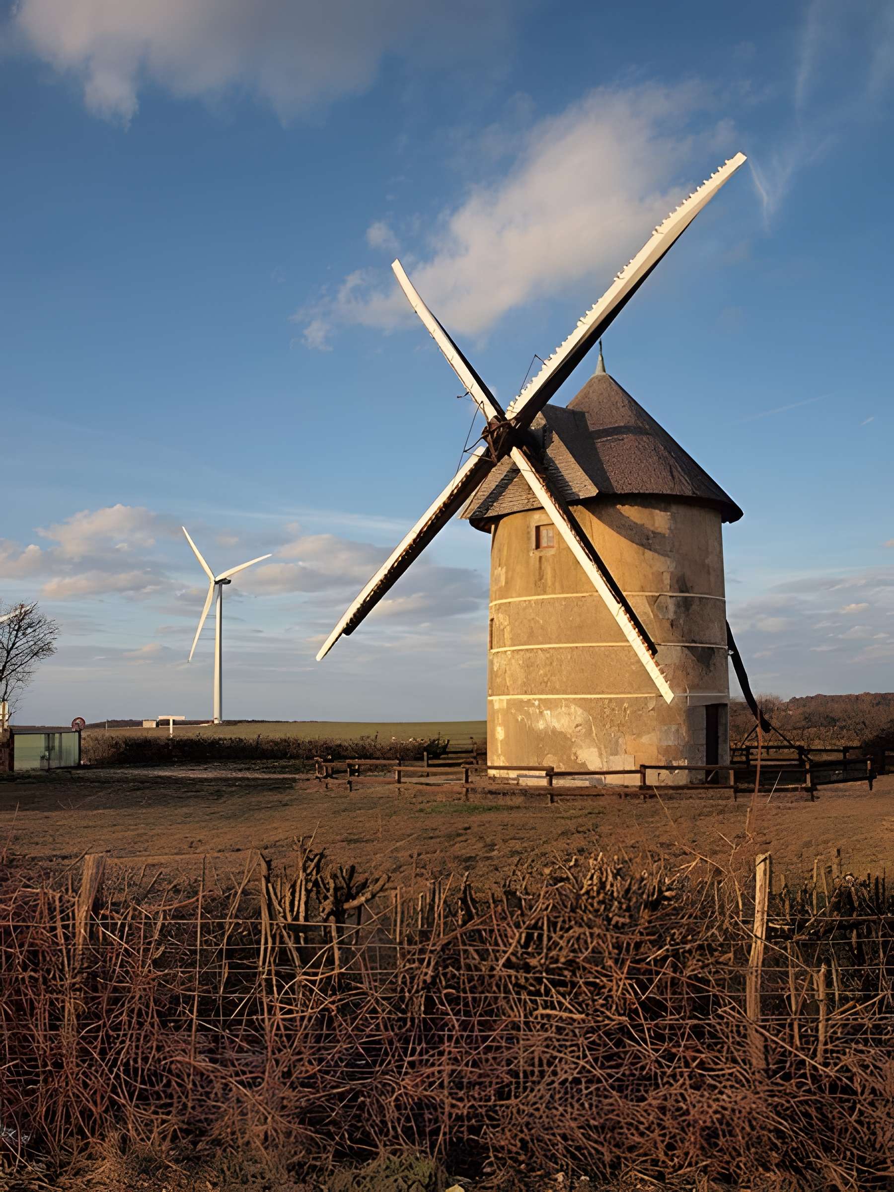 Moulin à vent Dautin à Migé