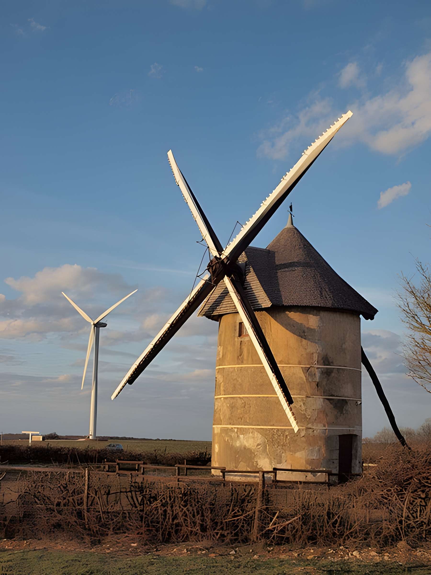Moulin à vent Dautin à Migé