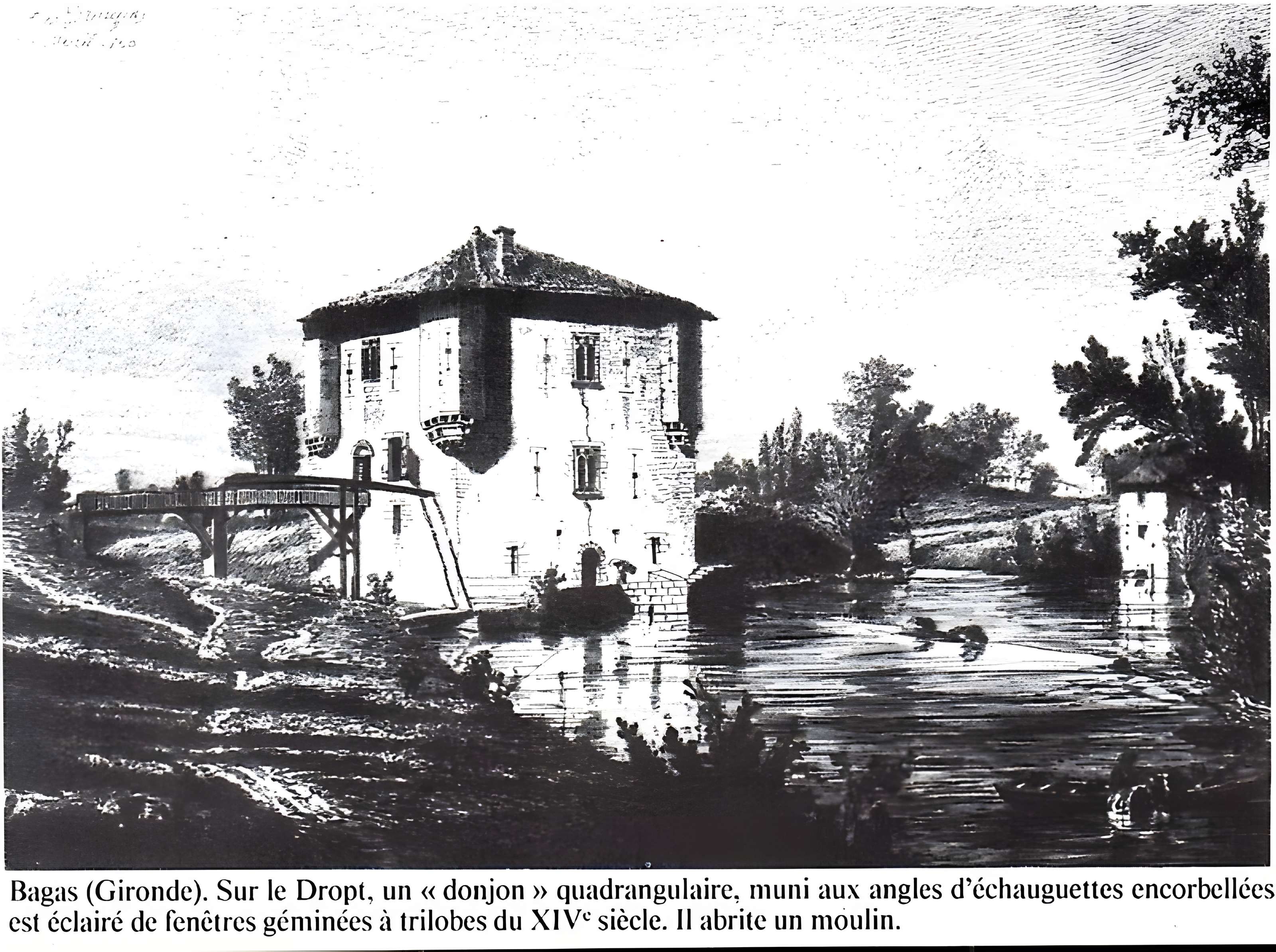 Moulin fortifié de Bagas