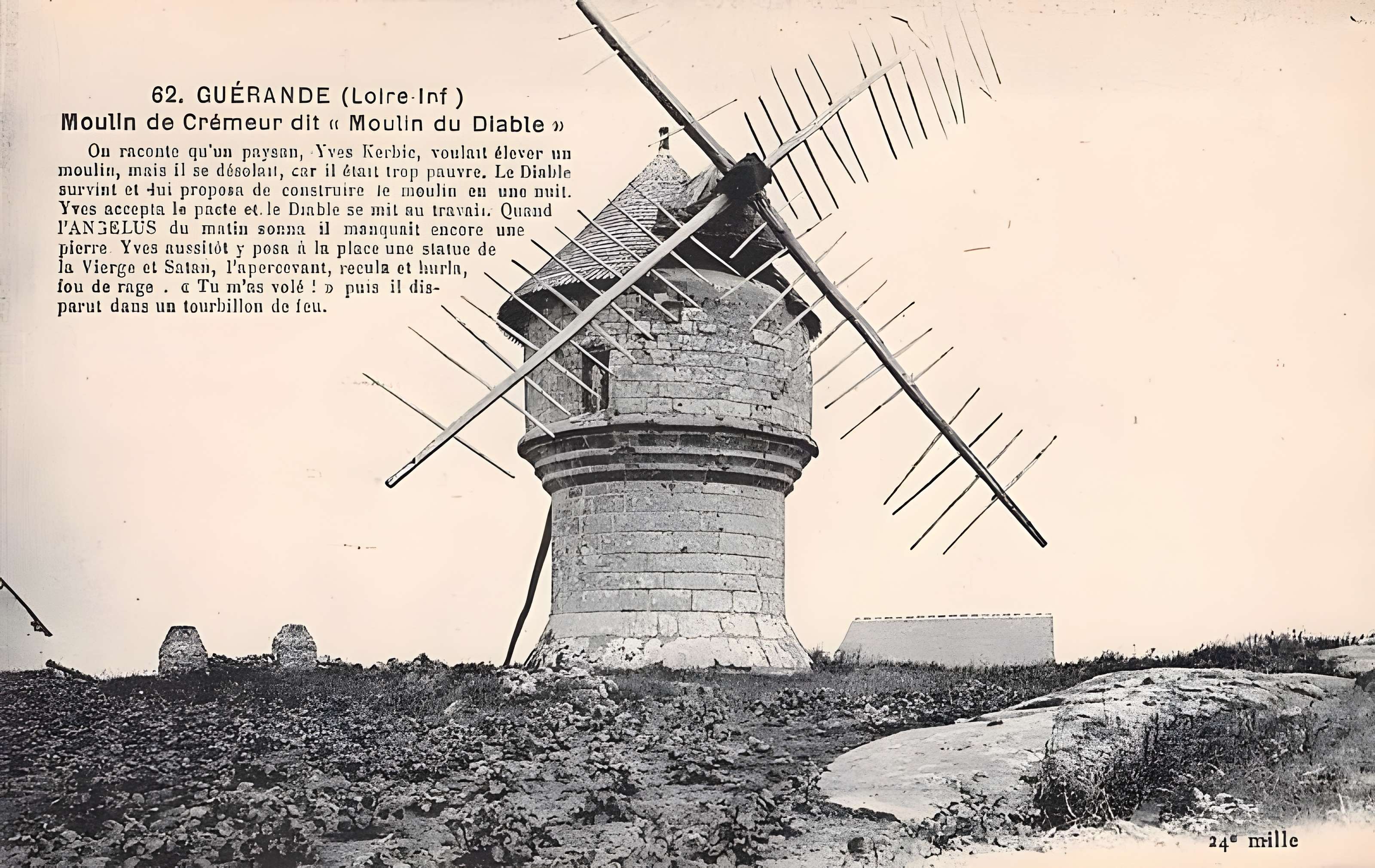 Moulin de Crémeur à Guérande