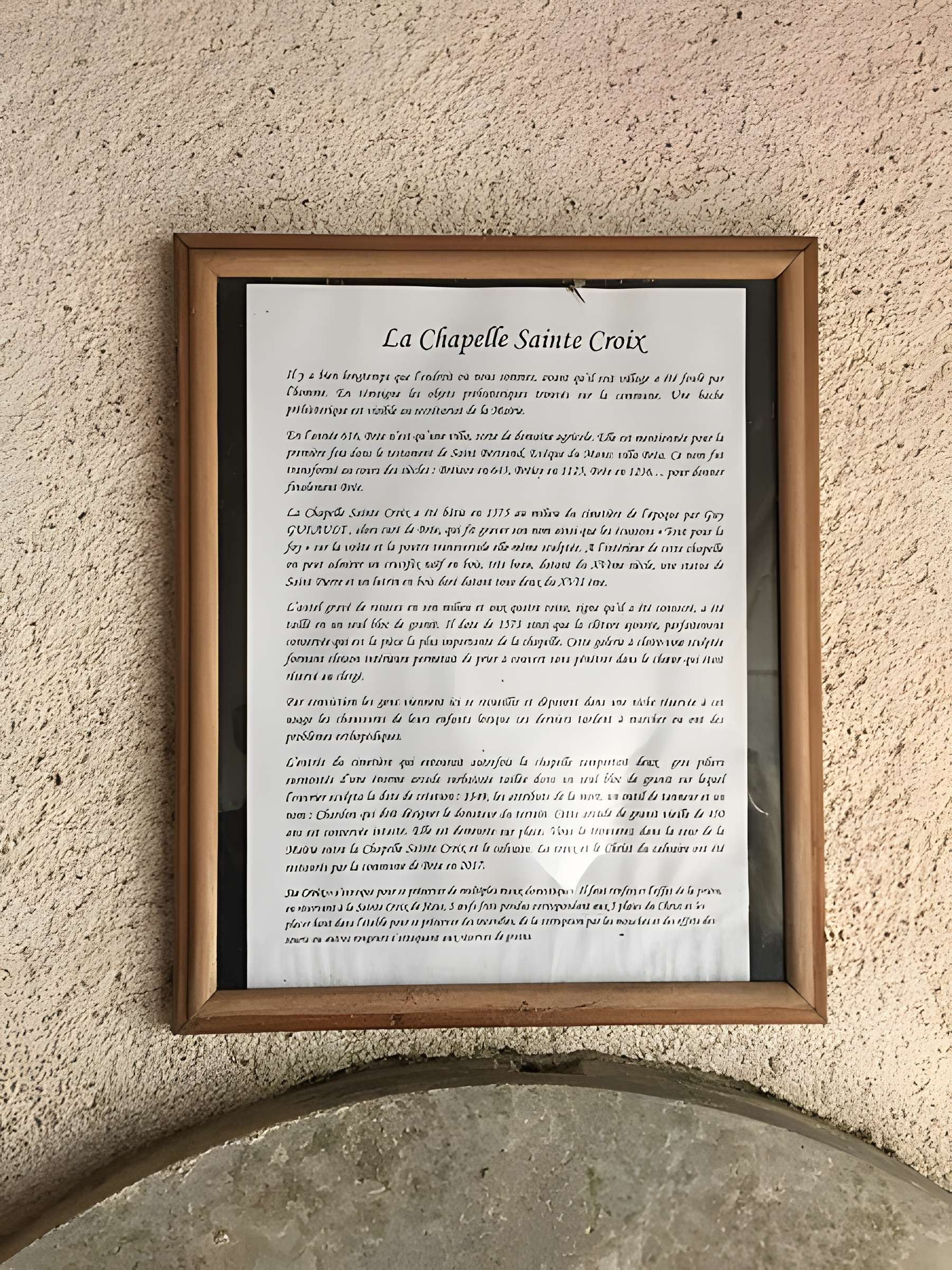 Chapelle Sainte-Croix de Brée