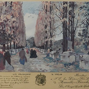 Nécropole des Alyscamps et Église Saint-Honorat à Arles