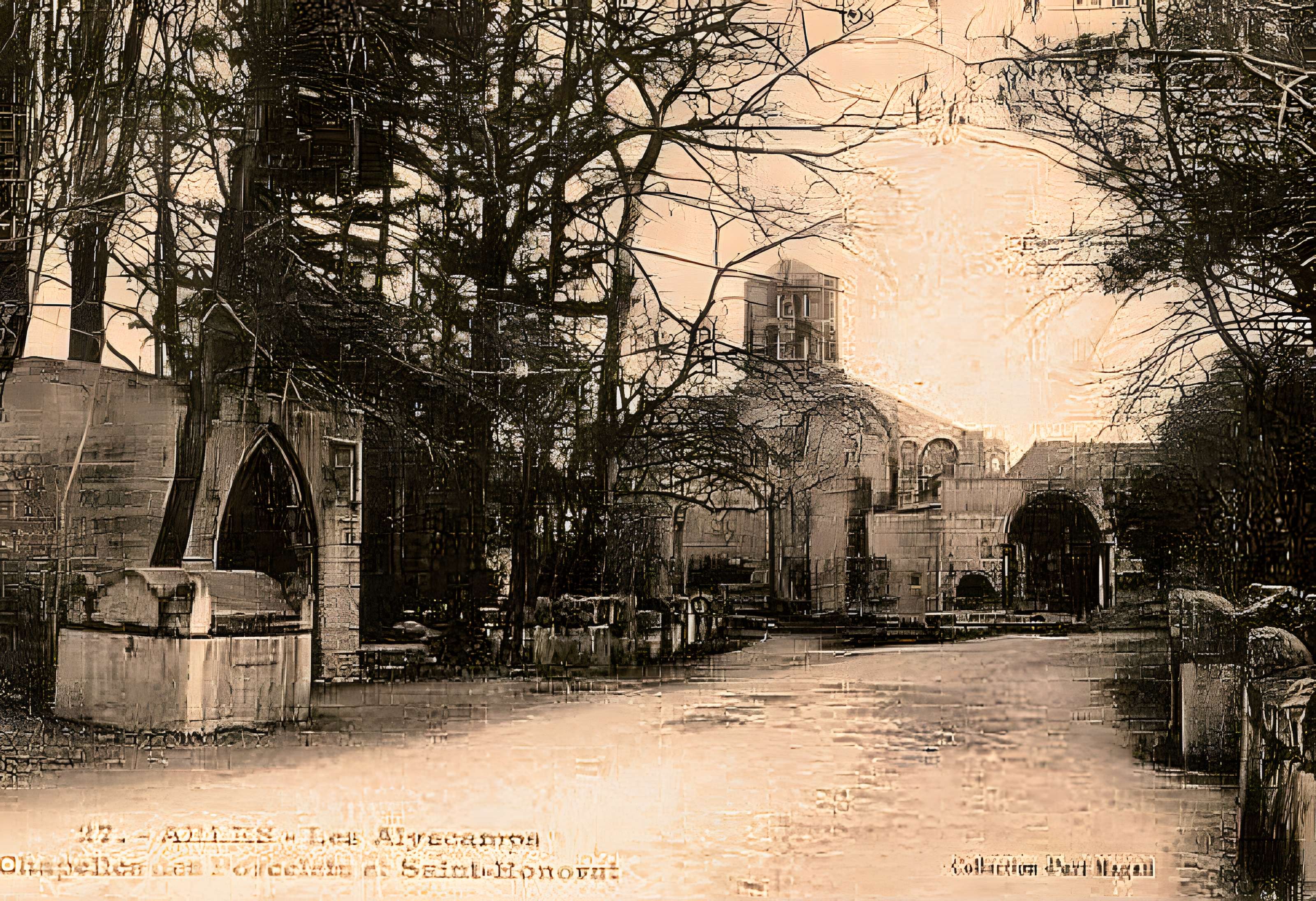 Nécropole des Alyscamps et Église Saint-Honorat à Arles