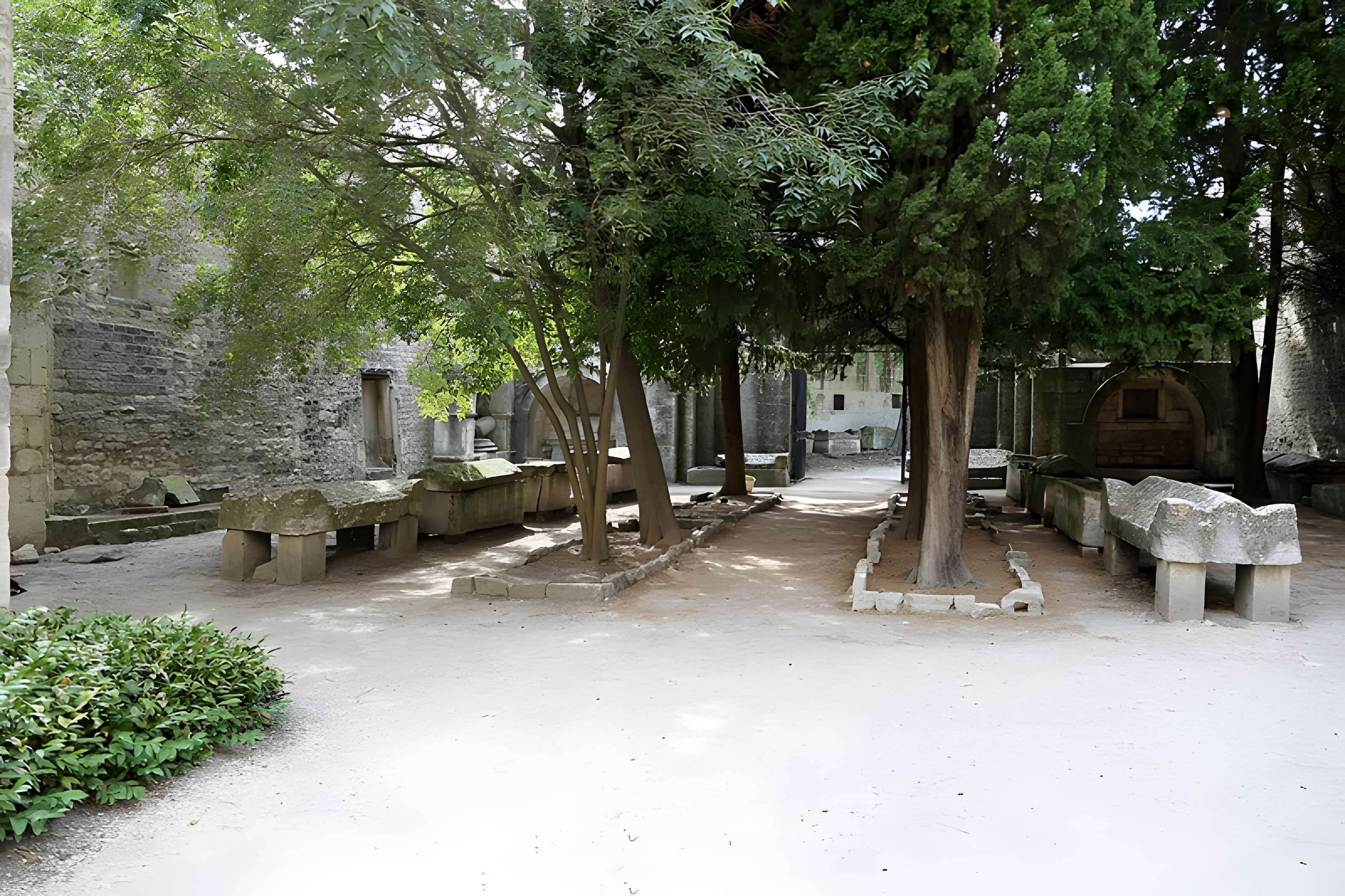 Nécropole des Alyscamps et Église Saint-Honorat à Arles