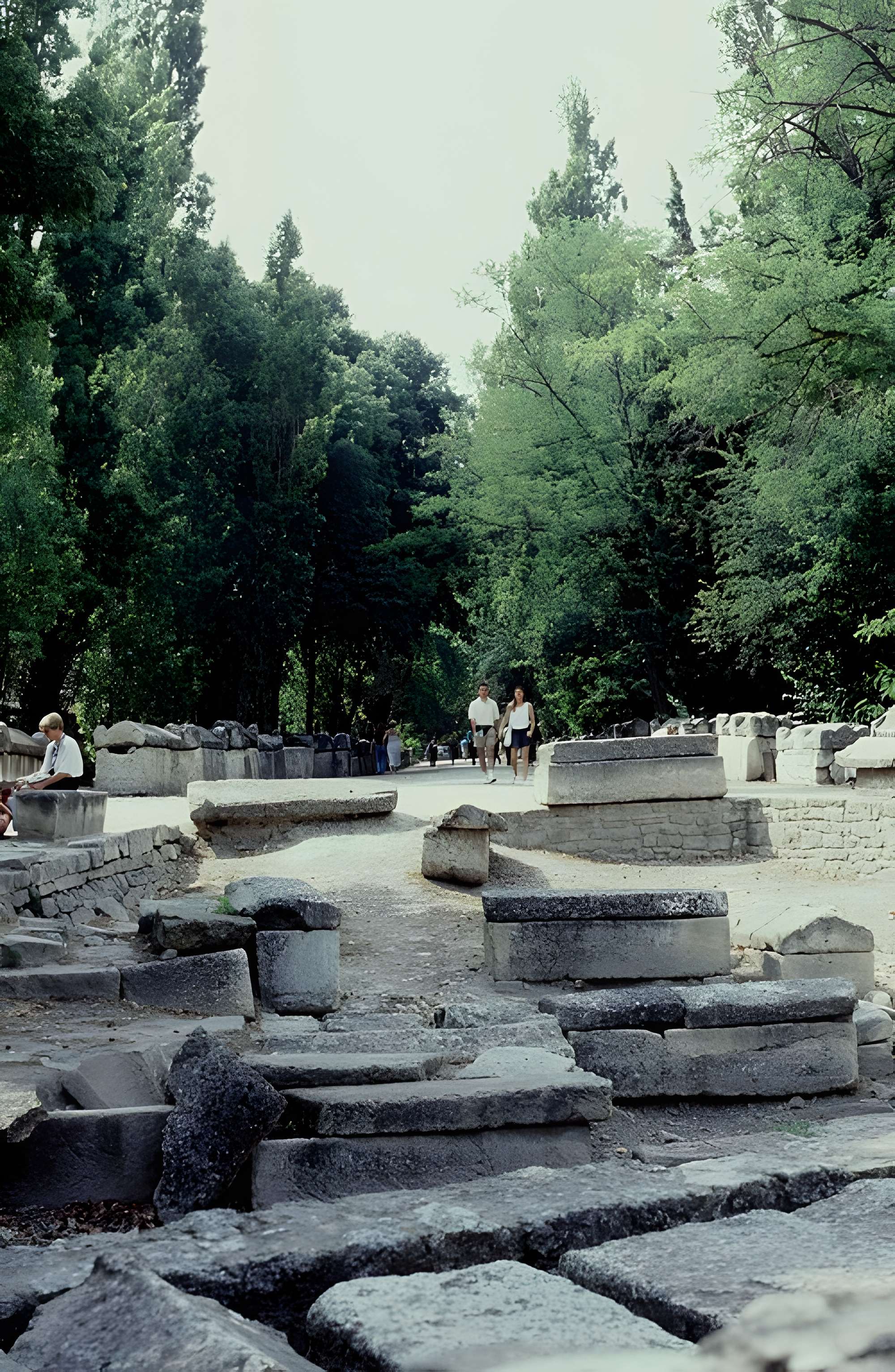 Nécropole des Alyscamps et Église Saint-Honorat à Arles
