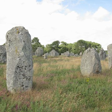 Dolmen de Kermario à Carnac