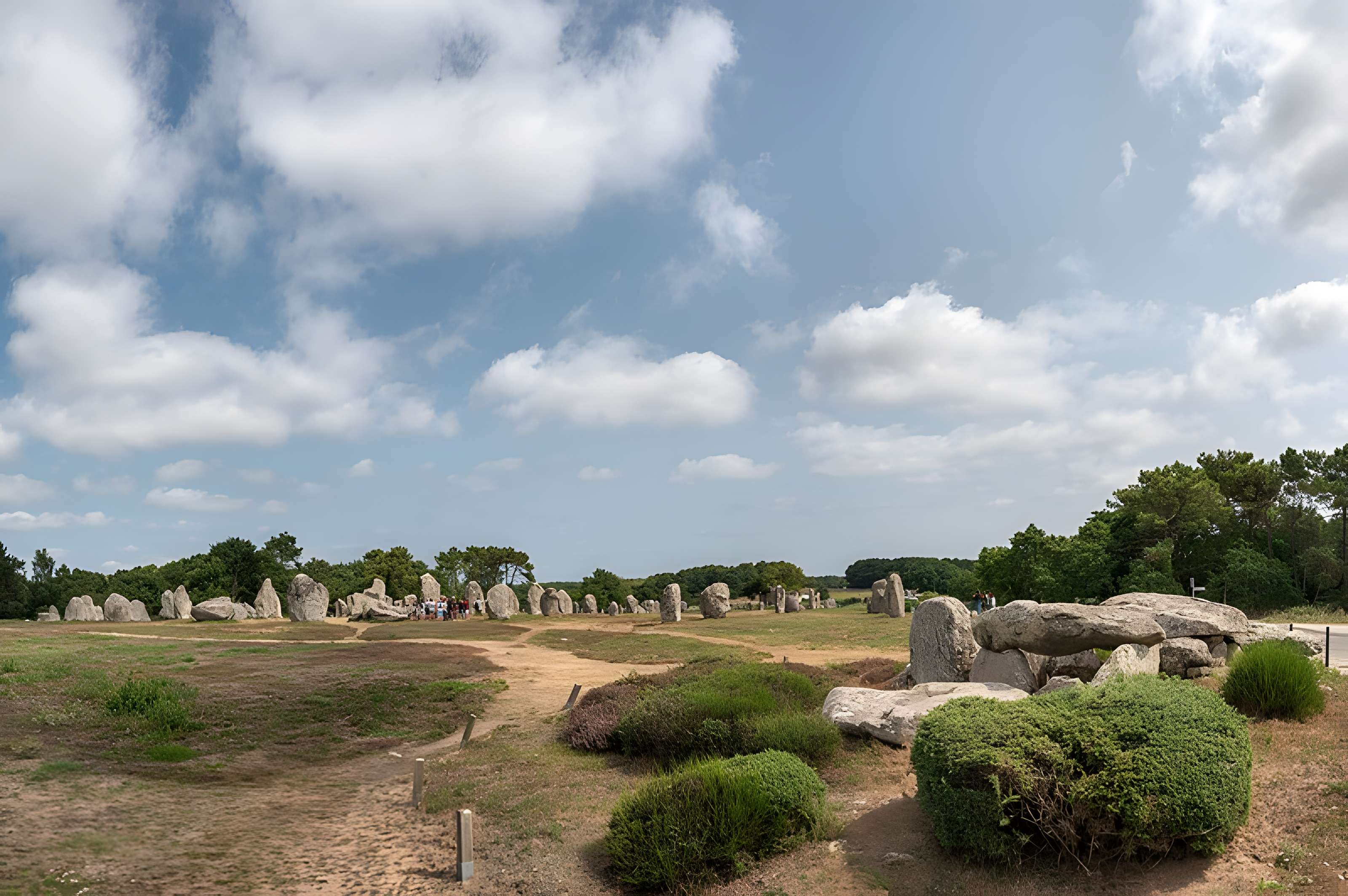 Dolmen de Kermario à Carnac