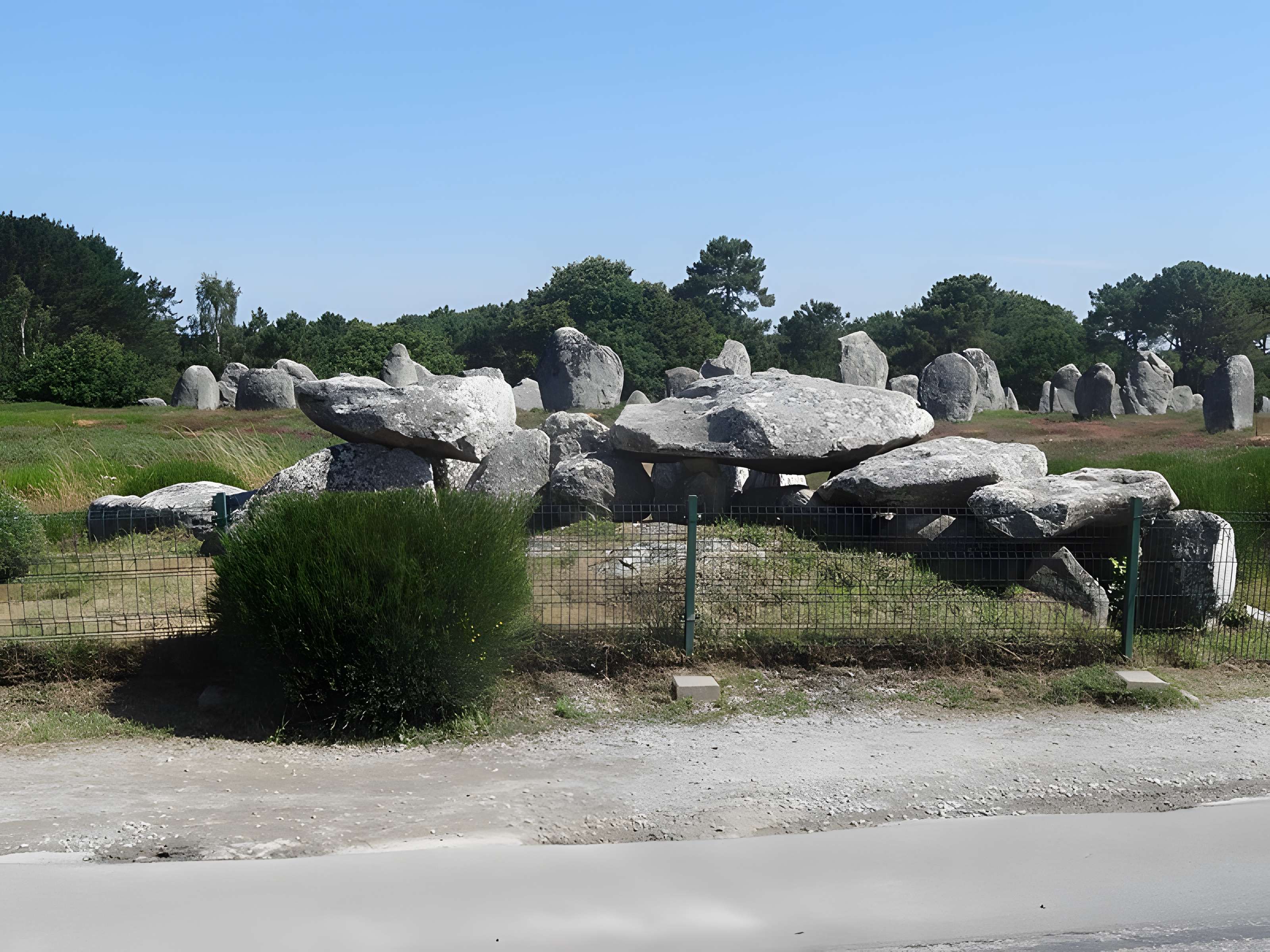 Dolmen de Kermario à Carnac