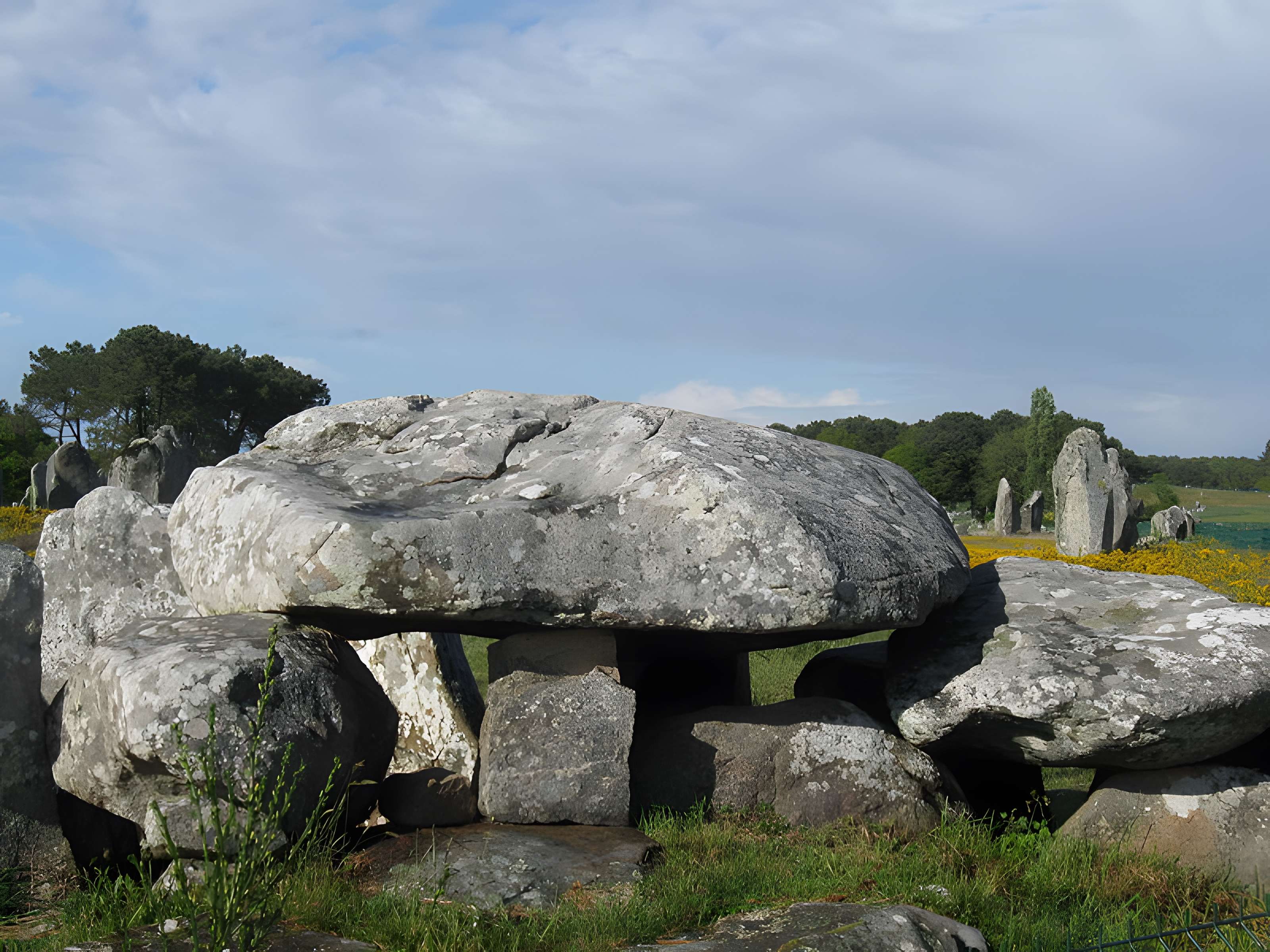 Dolmen de Kermario à Carnac