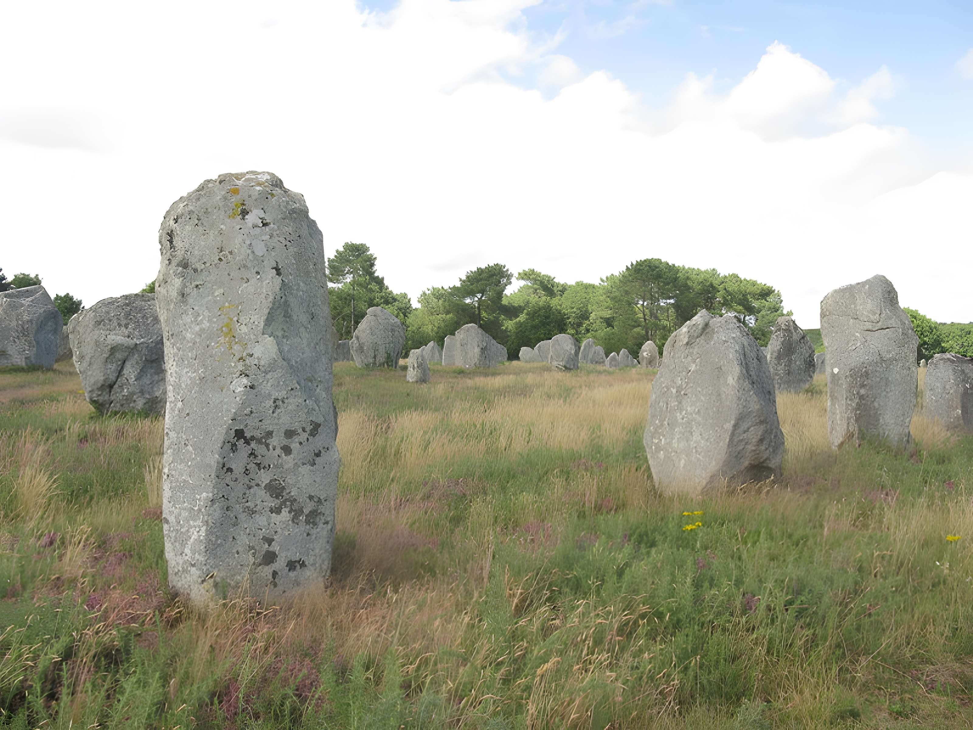 Dolmen de Kermario à Carnac