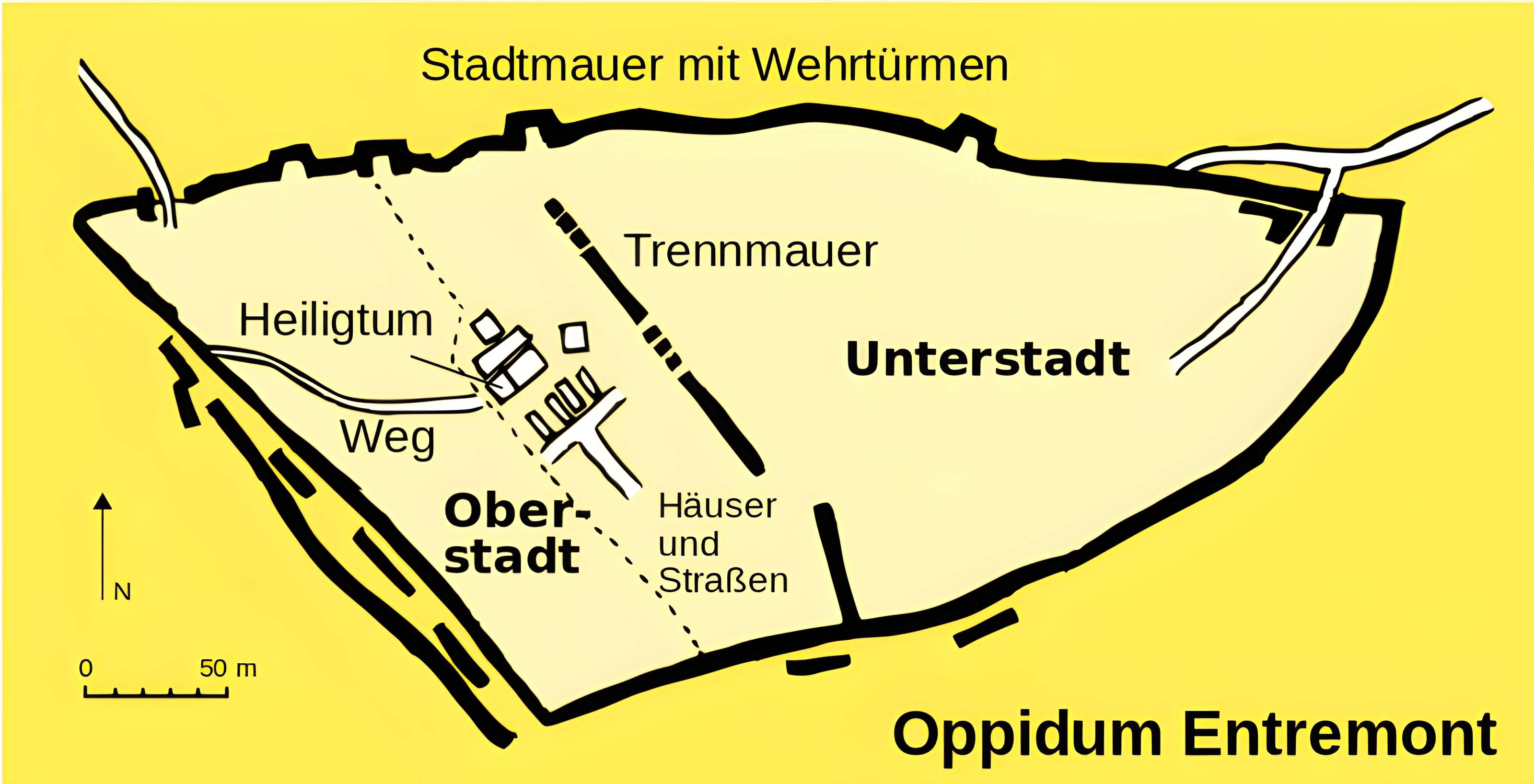 Vestiges de l'oppidum celto-ligure d'Entremont