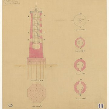 Phare de Beauduc, situé Pointe des Sablons