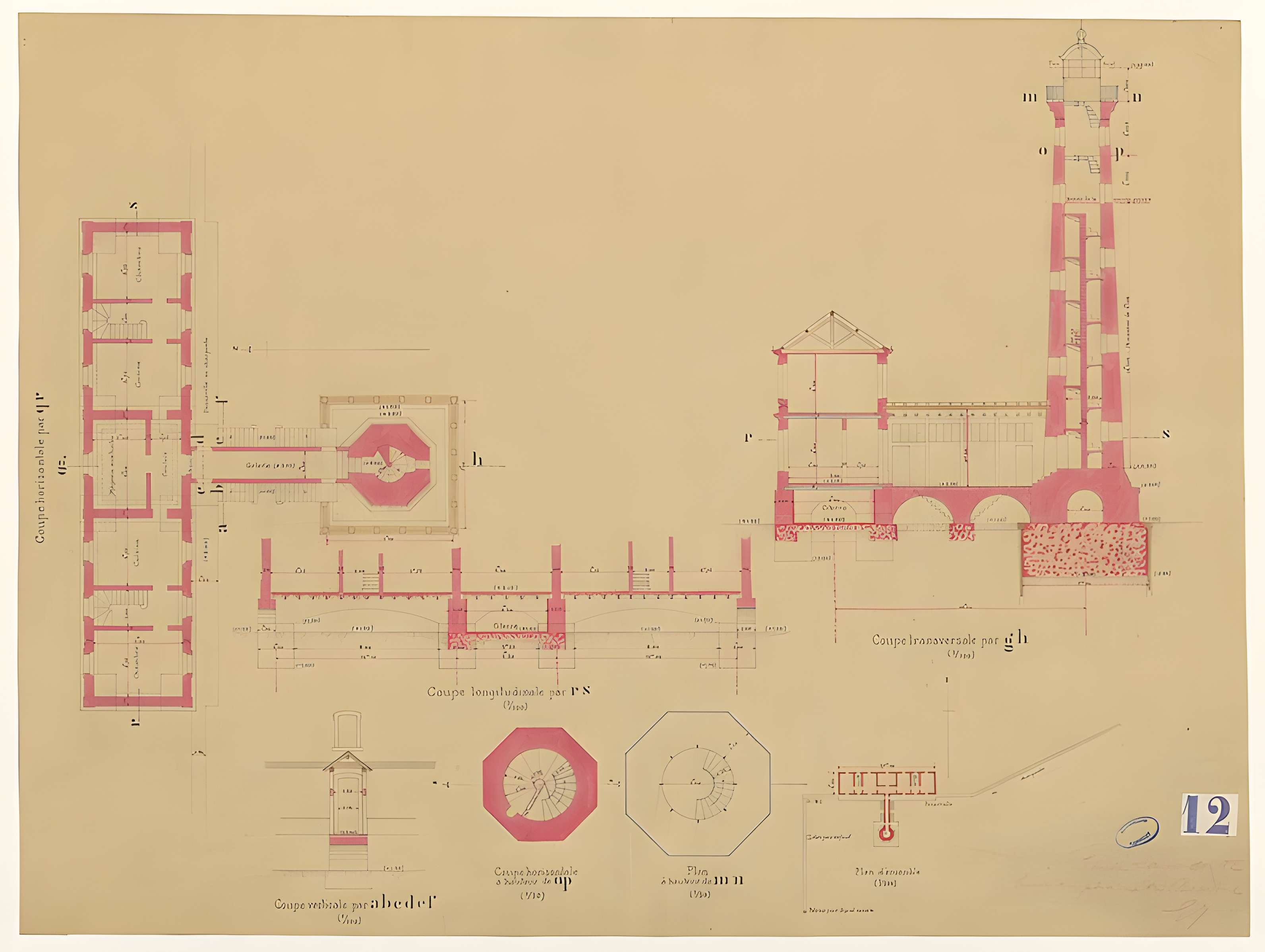 Phare de Beauduc, situé Pointe des Sablons