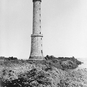 Phare des Héaux-de-Bréhat, situé en Manche, au large de Pleubian