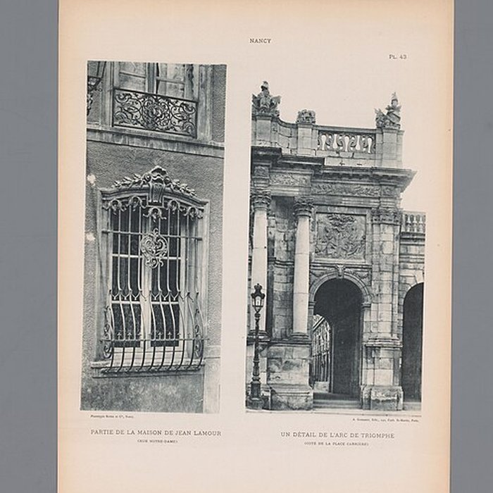 Photo de Ensemble formé par la place Stanislas, la rue Héré et la place de la Carrière