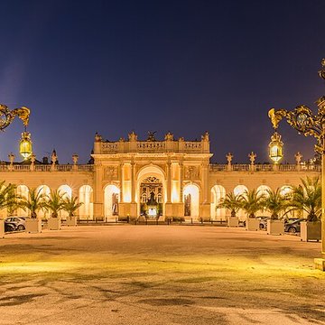 Ensemble formé par la place Stanislas, la rue Héré et la place de la Carrière