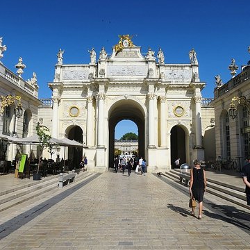 Ensemble formé par la place Stanislas, la rue Héré et la place de la Carrière