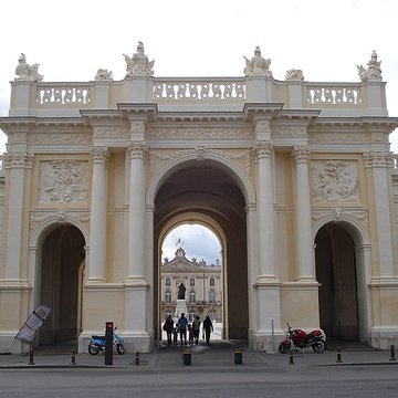 Ensemble formé par la place Stanislas, la rue Héré et la place de la Carrière