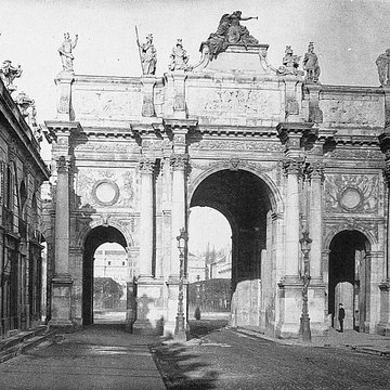 Ensemble formé par la place Stanislas, la rue Héré et la place de la Carrière