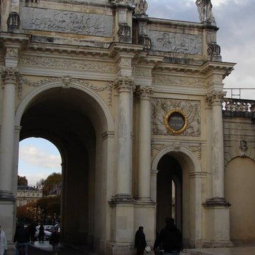 Ensemble formé par la place Stanislas, la rue Héré et la place de la Carrière