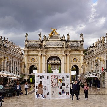 Ensemble formé par la place Stanislas, la rue Héré et la place de la Carrière