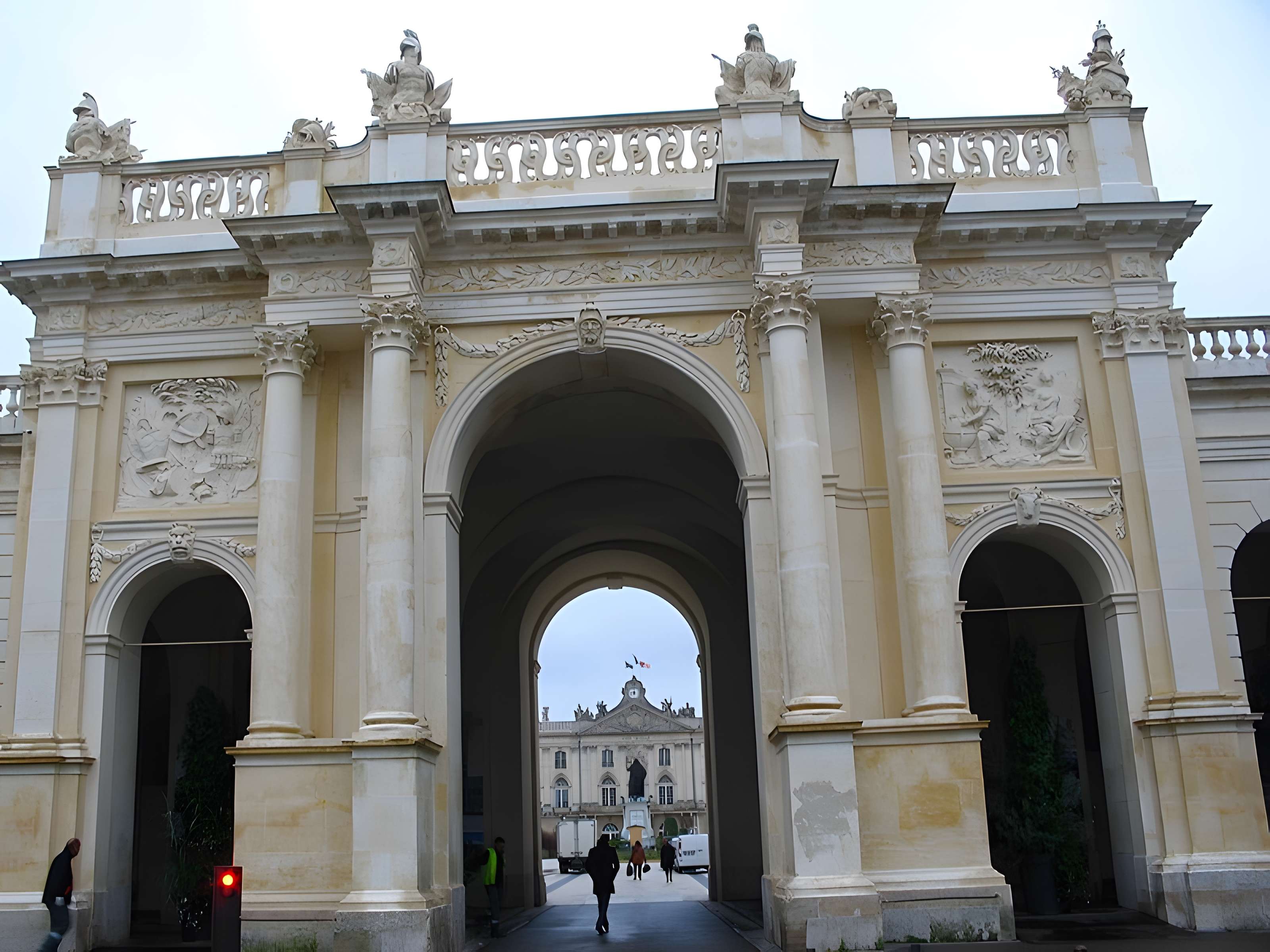 Ensemble formé par la place Stanislas, la rue Héré et la place de la Carrière