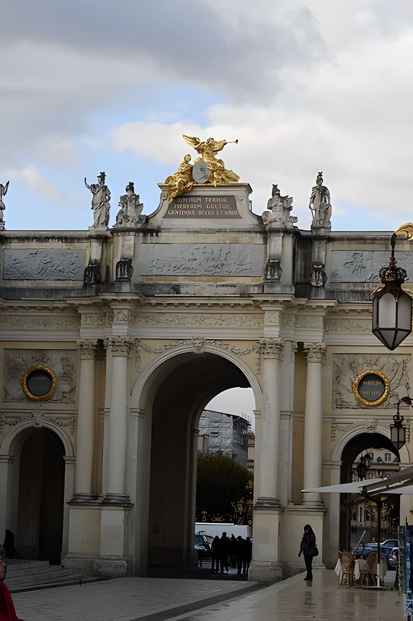 Ensemble formé par la place Stanislas, la rue Héré et la place de la Carrière