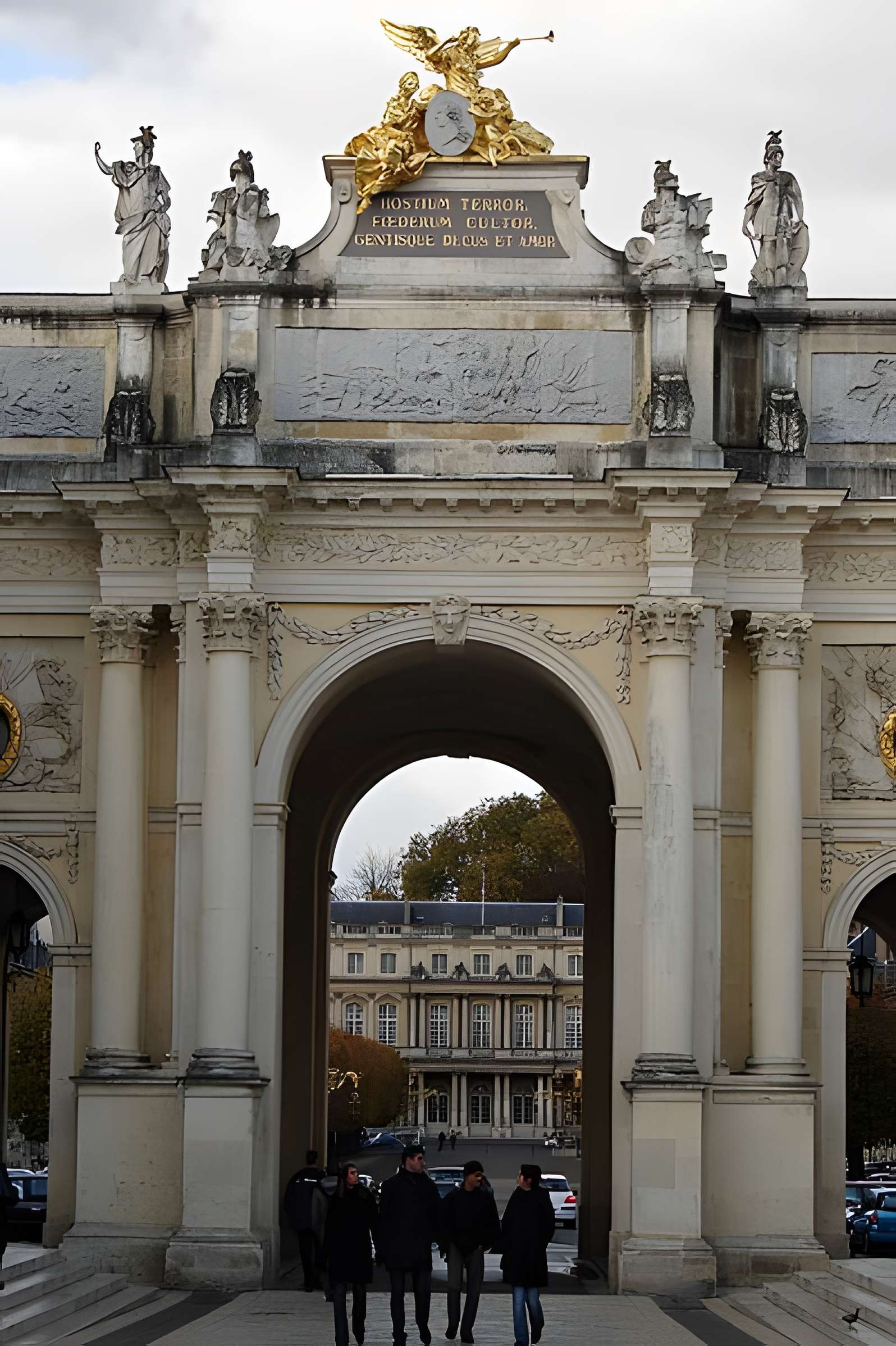 Ensemble formé par la place Stanislas, la rue Héré et la place de la Carrière