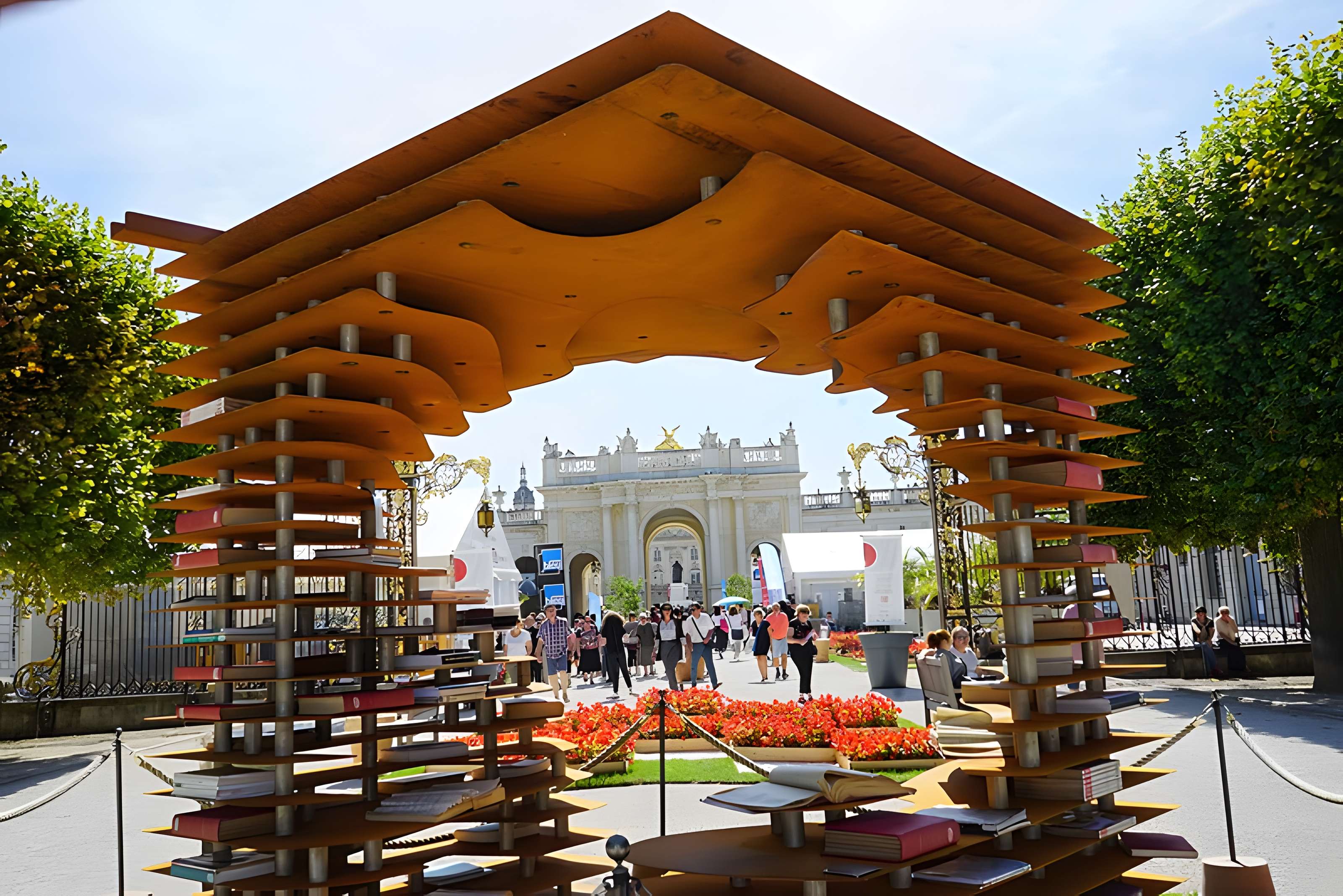 Ensemble formé par la place Stanislas, la rue Héré et la place de la Carrière