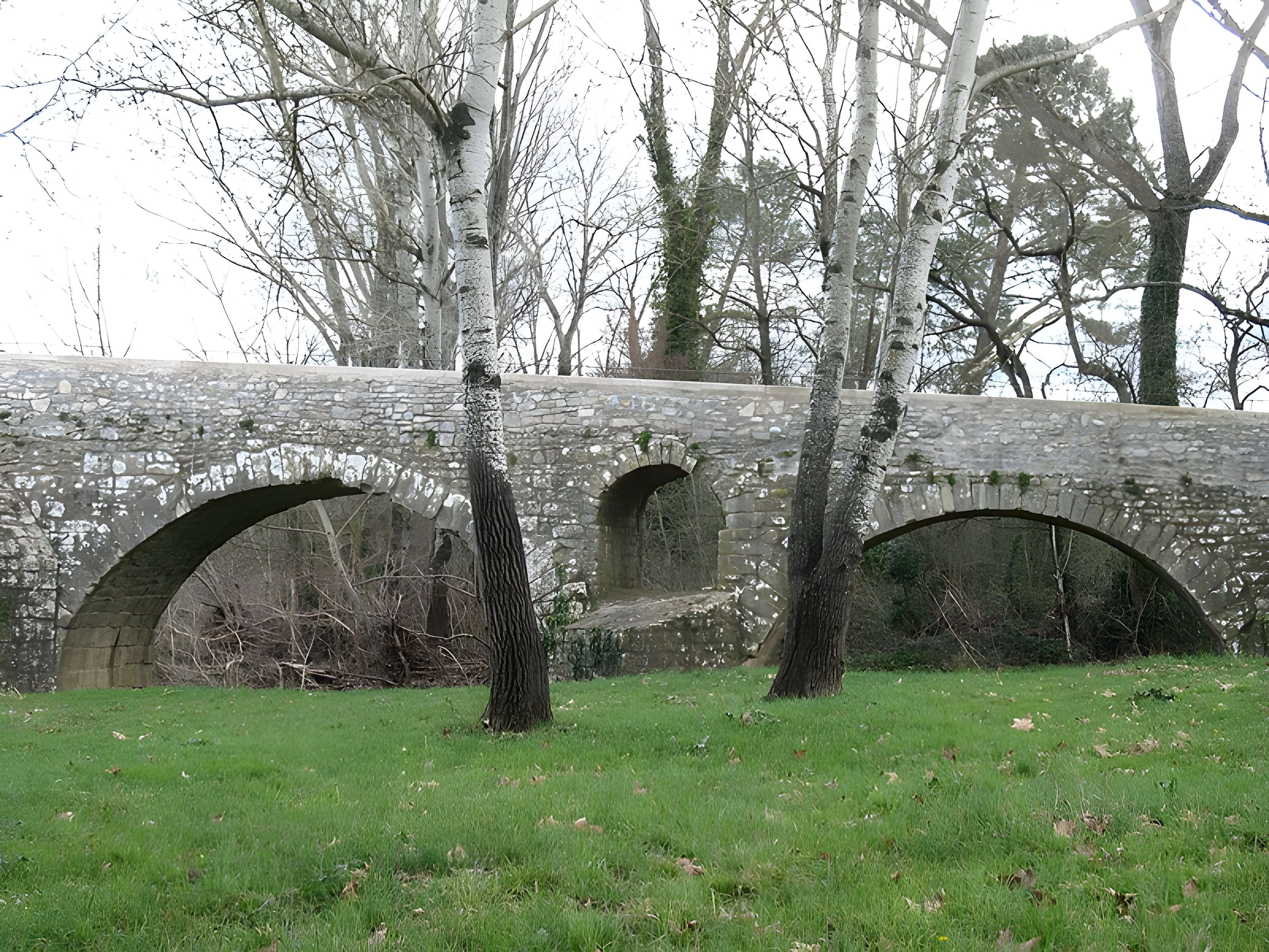 Pont Charles-Martel sur la Cèze à La Roque-sur-Cèze